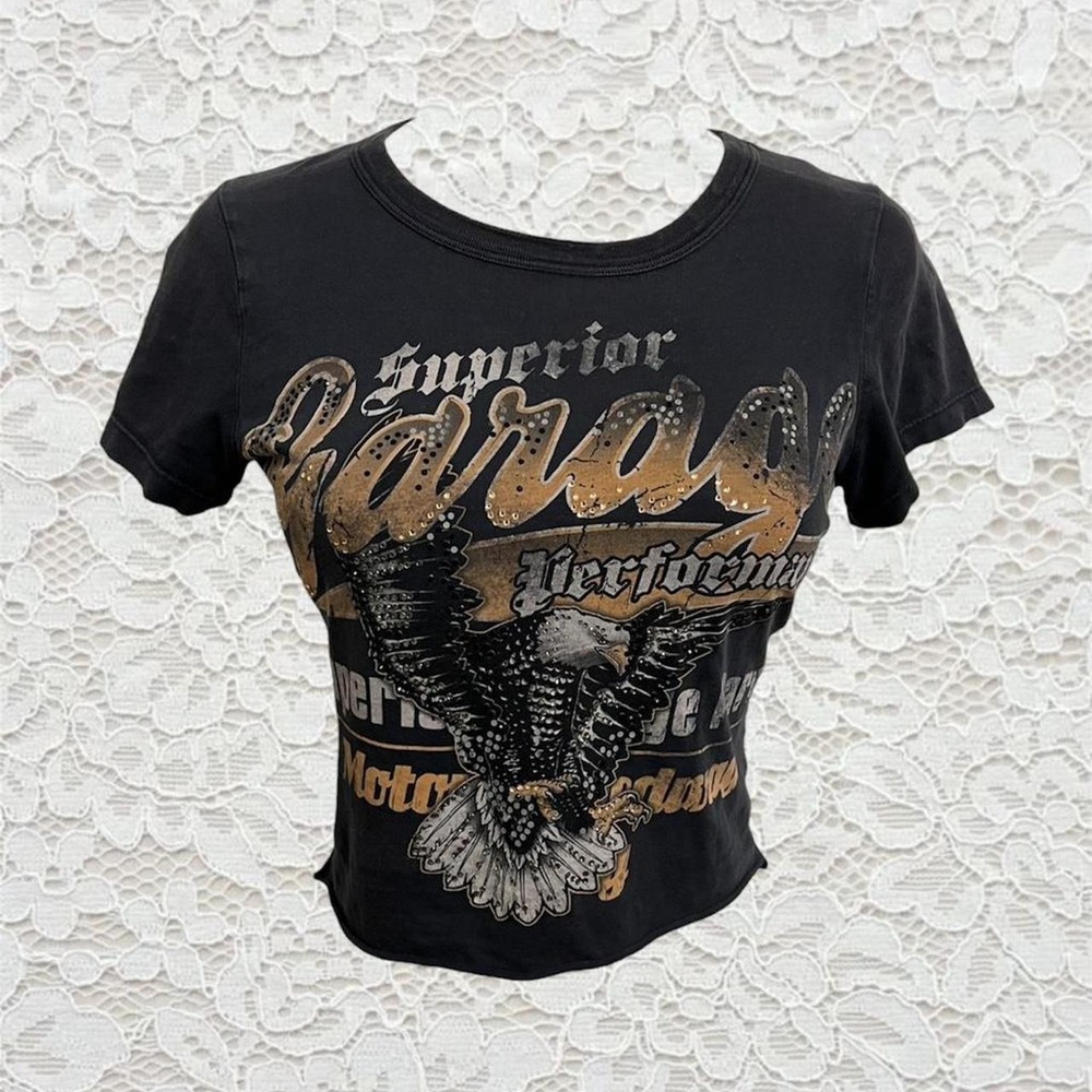 vintage cyber y2k graphic baby tee
